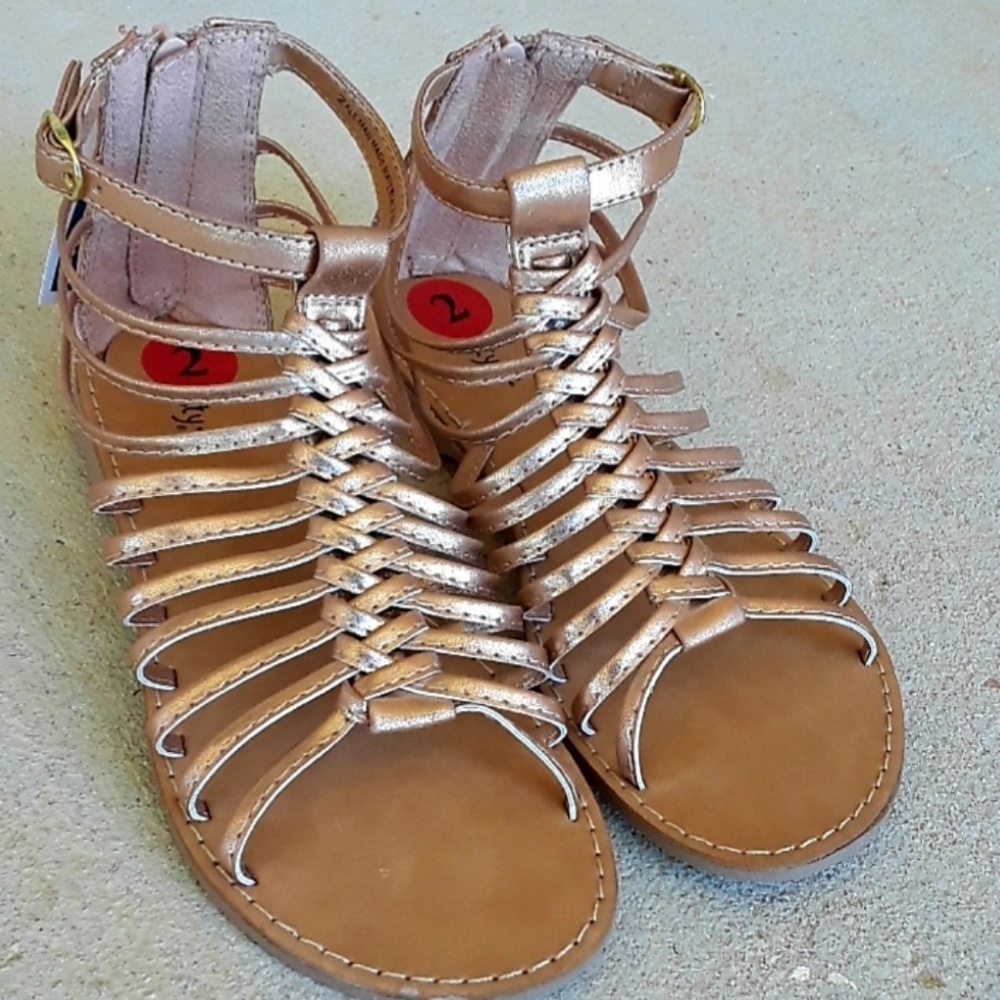 Dynasty Rose Gold Sandals